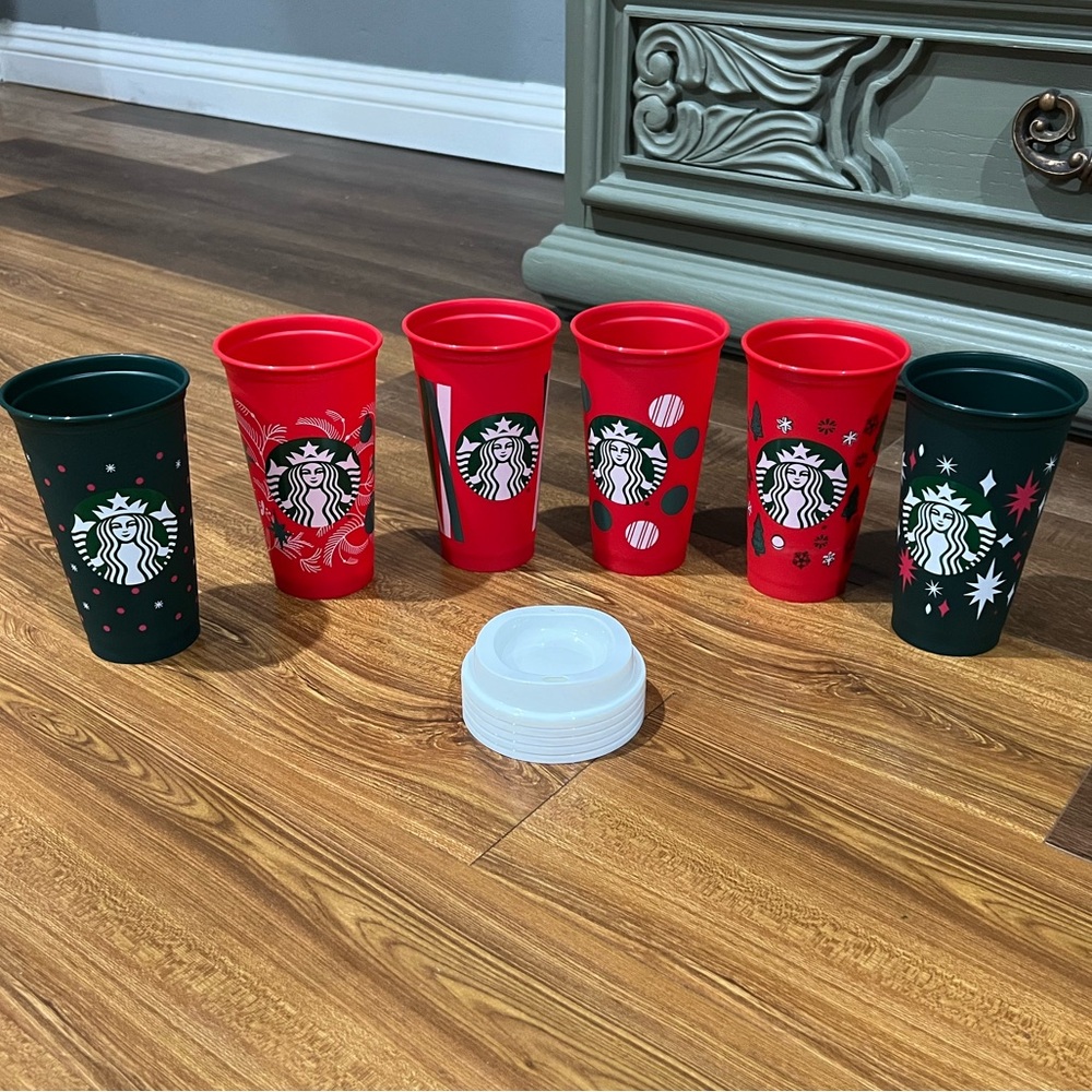 Starbucks Color Changing Holiday Cup Set